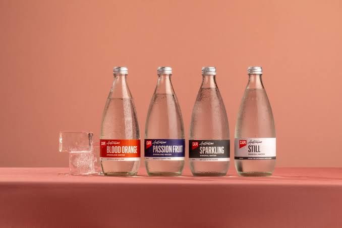 capi sparkling mineral water and soda flavours